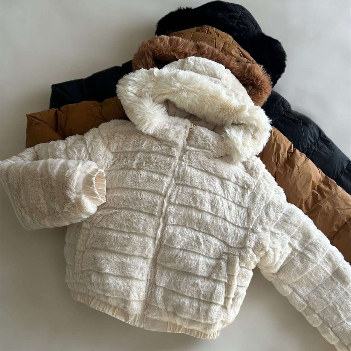 Puffa teddy reversible