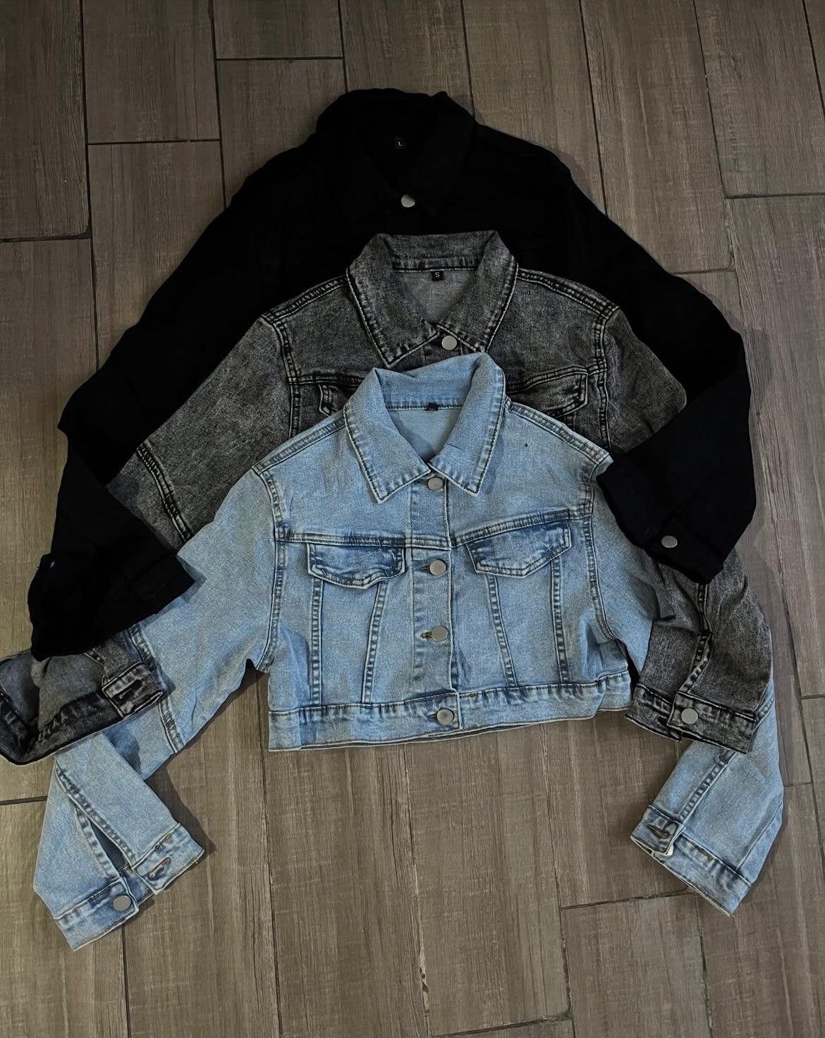Chaqueta Mezclilla Crop