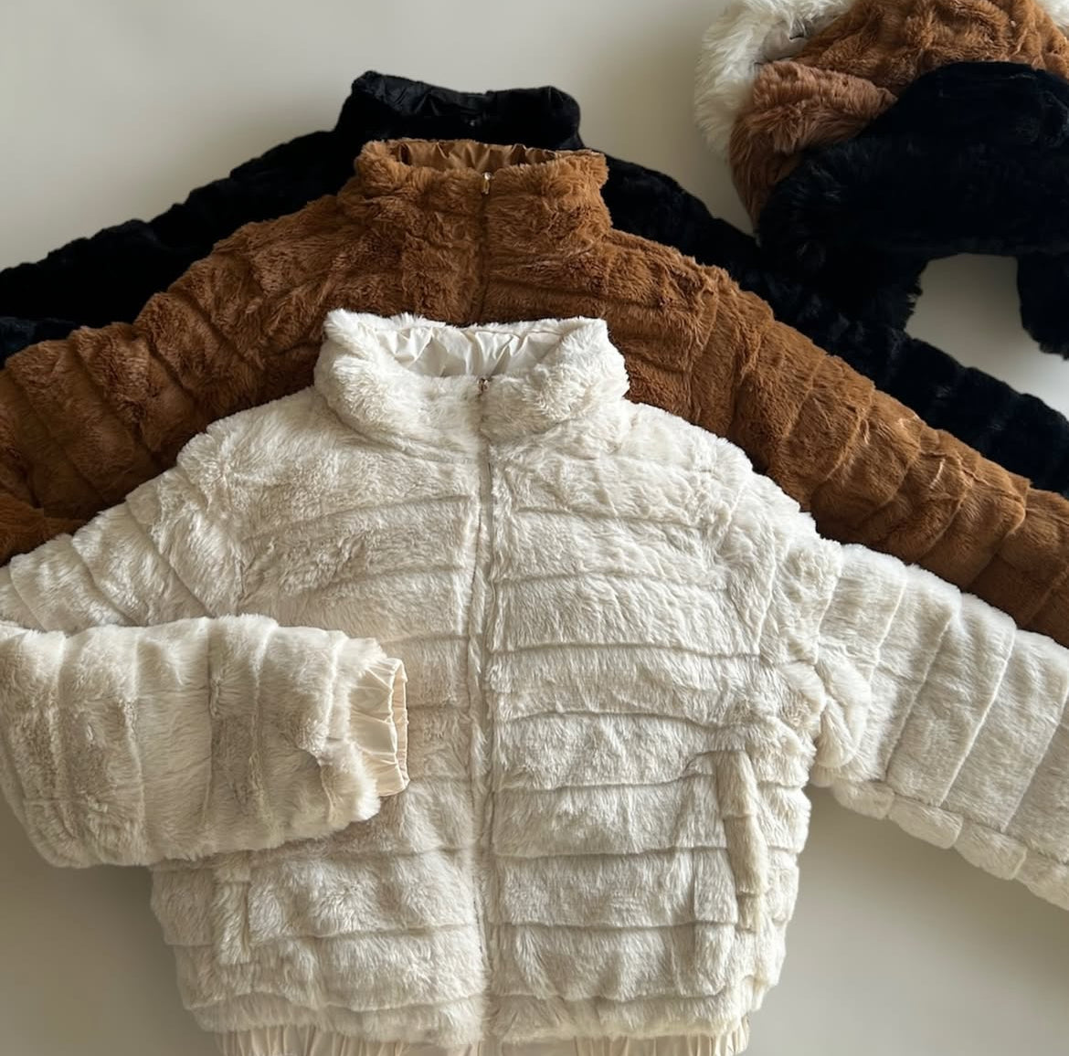 Puffa teddy reversible
