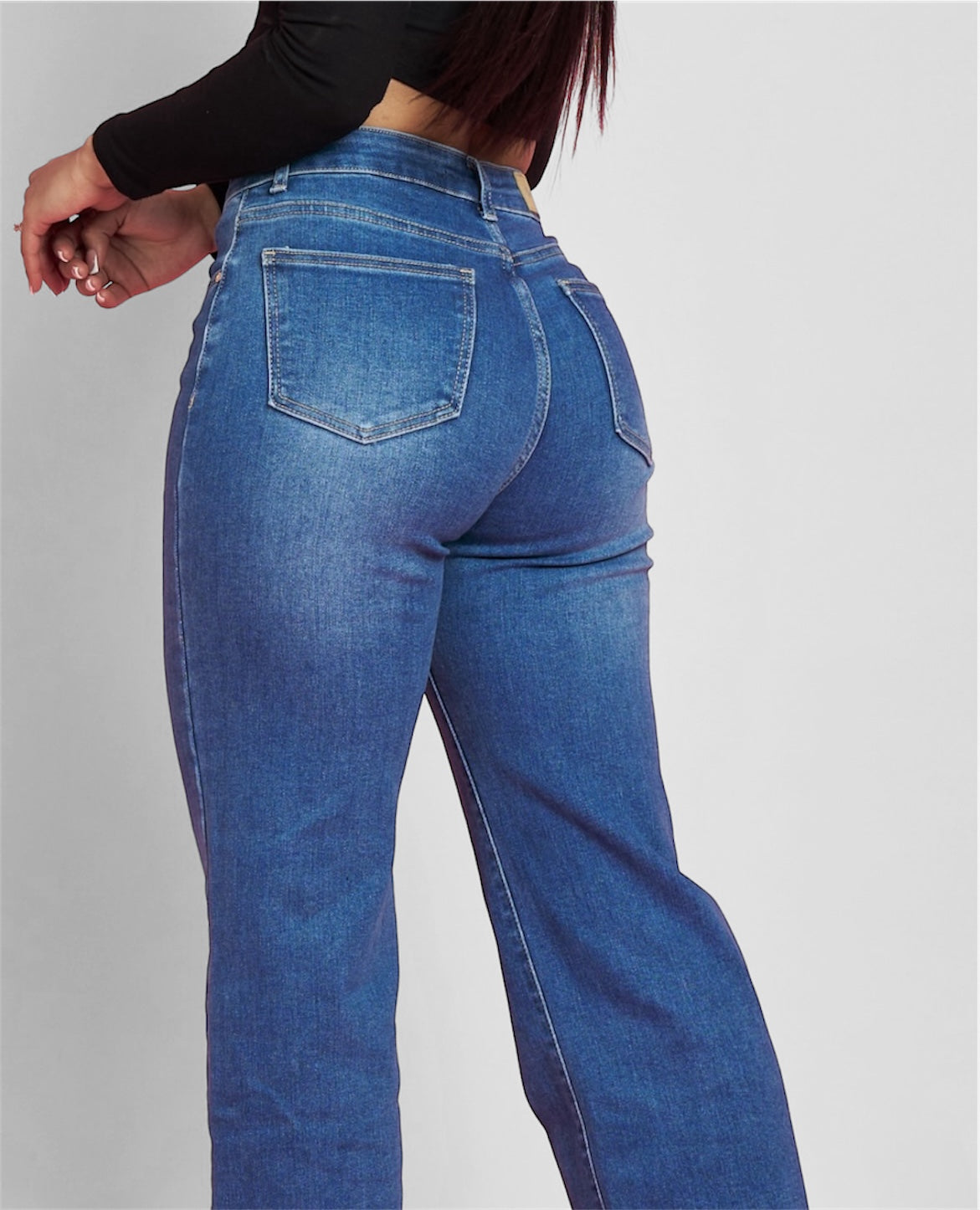 Wide leg azul