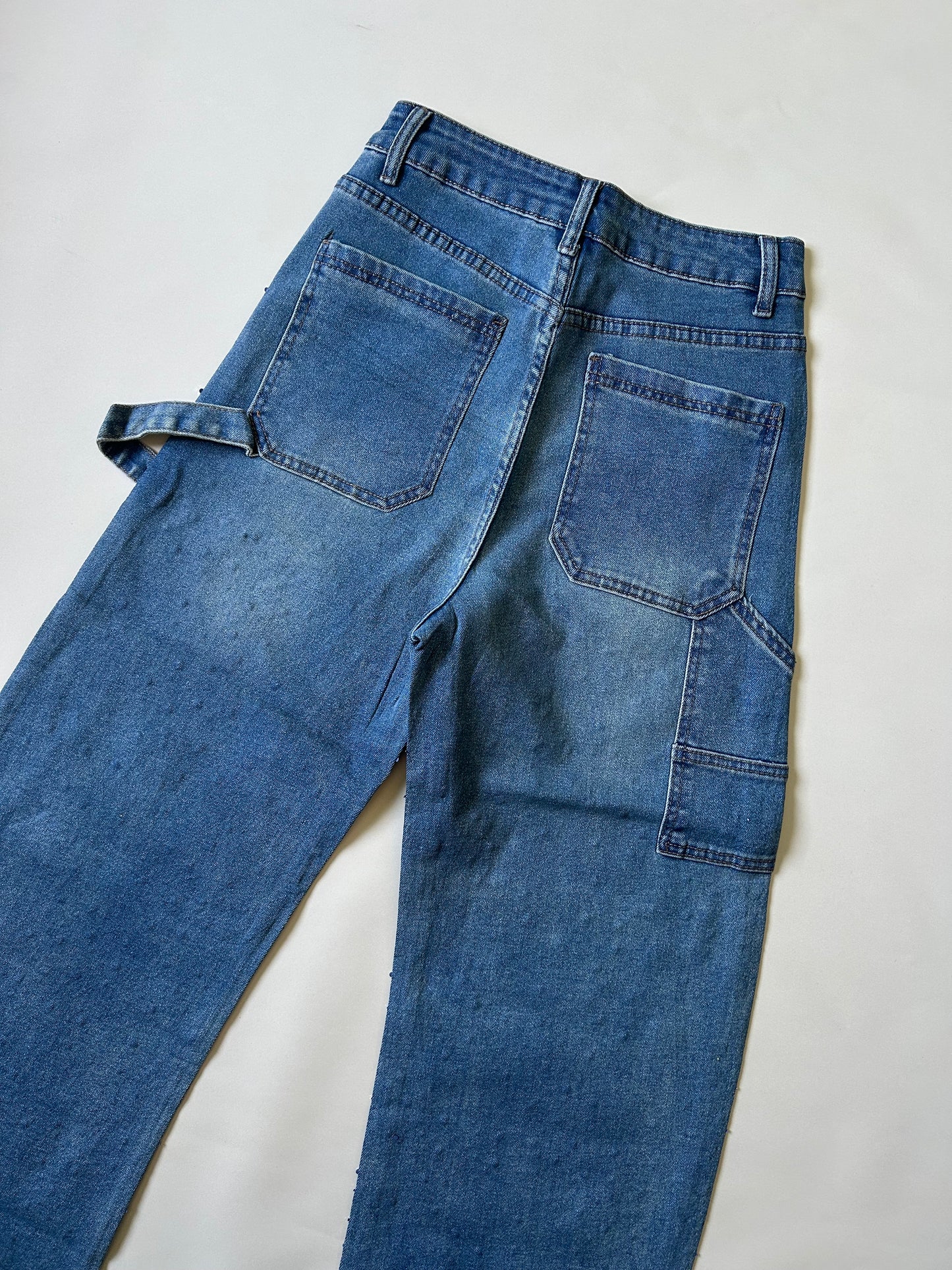 Baggy azul brillos
