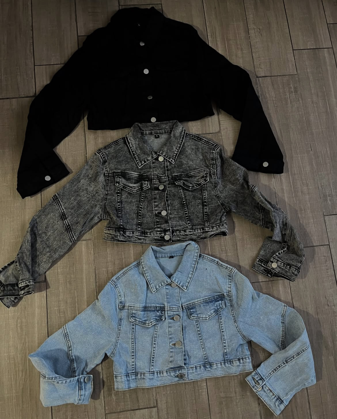 Chaqueta Mezclilla Crop