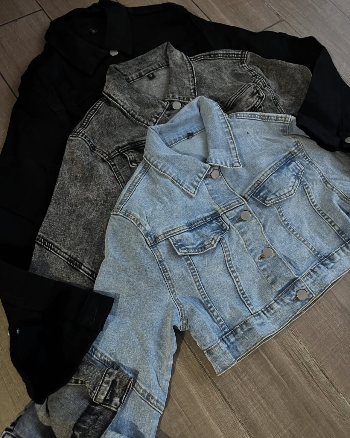 Chaqueta Mezclilla Crop