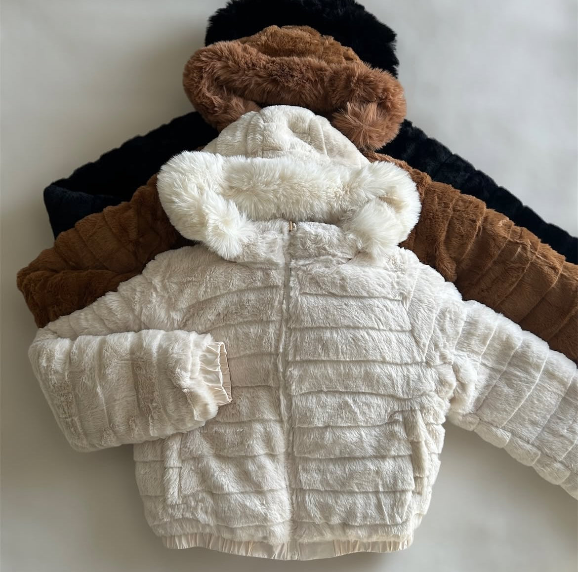 Puffa teddy reversible