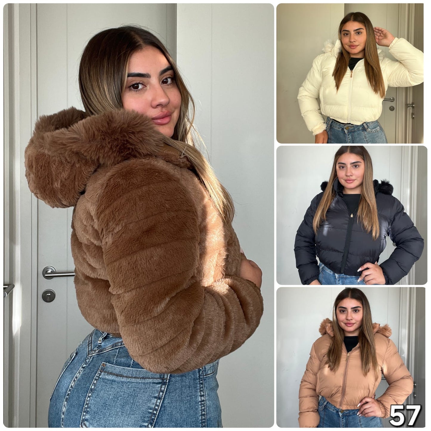 Puffa teddy reversible