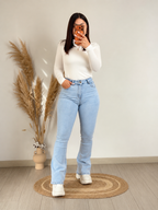 Flare jeans sky