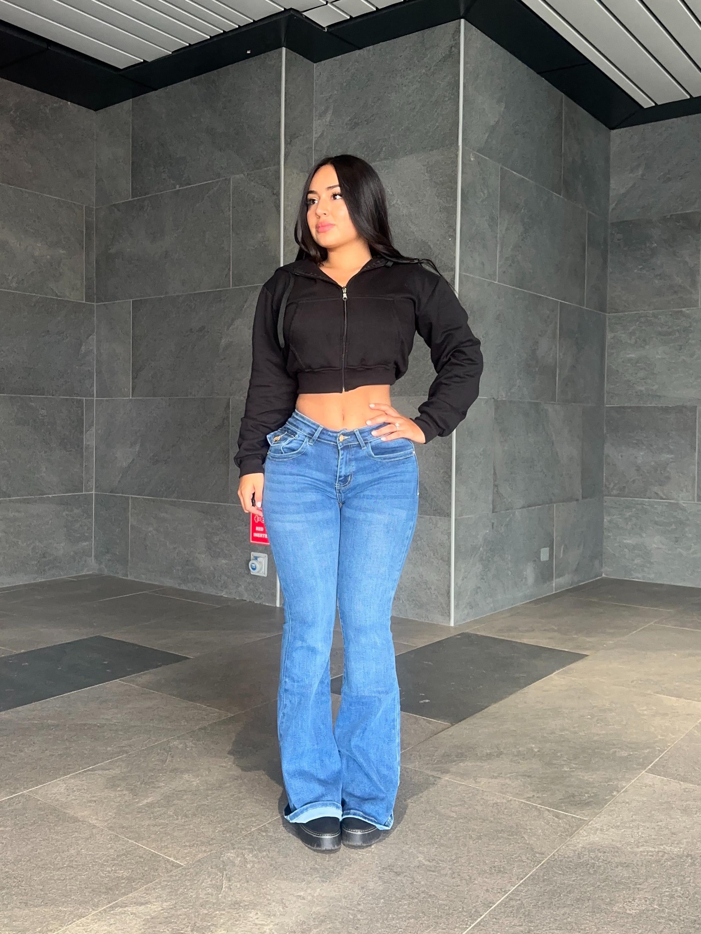 Flare jeans low rise