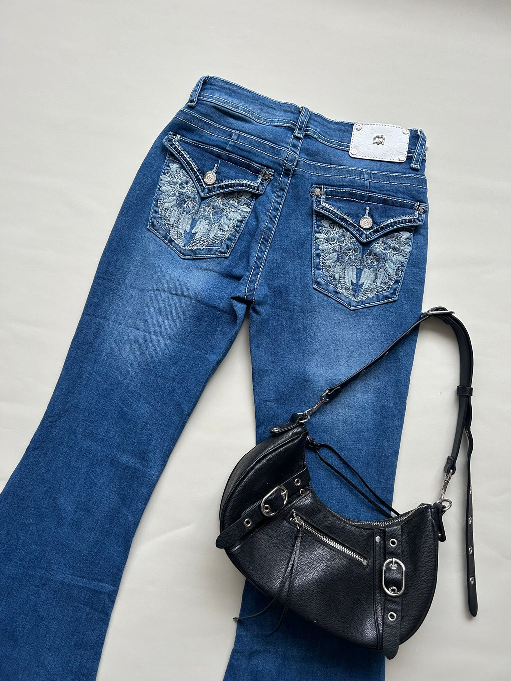 Flare jeans Y2K Azul