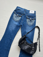 Flare jeans Y2K Azul