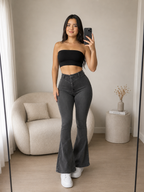 Flare jeans Asia grafito