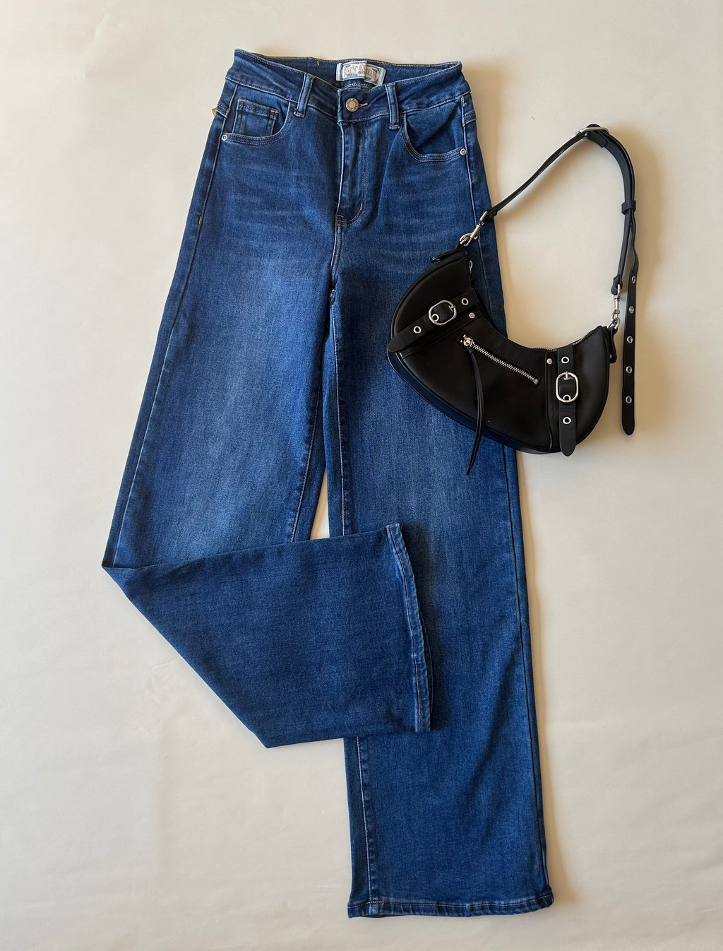 Wide leg azul
