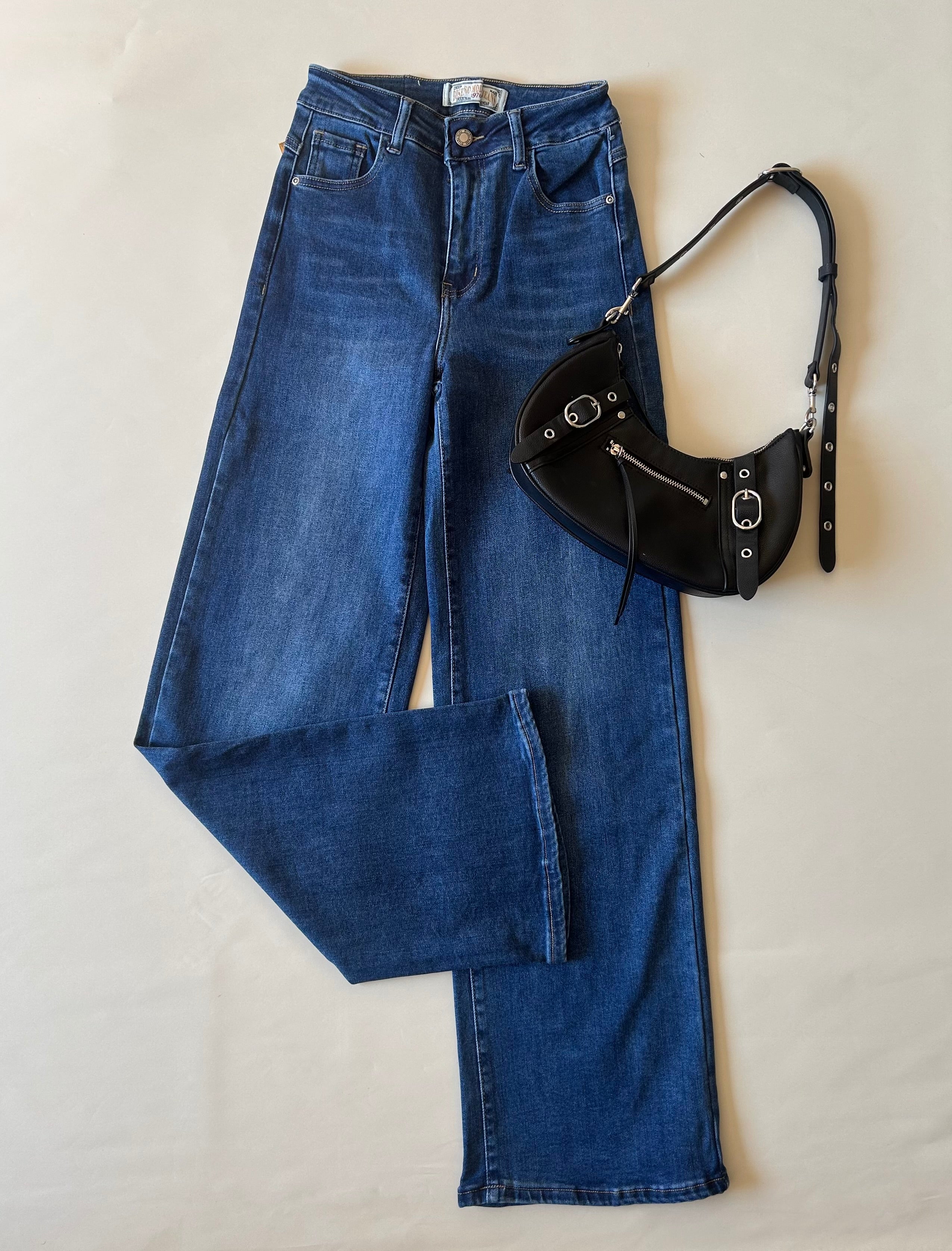 Wide leg azul