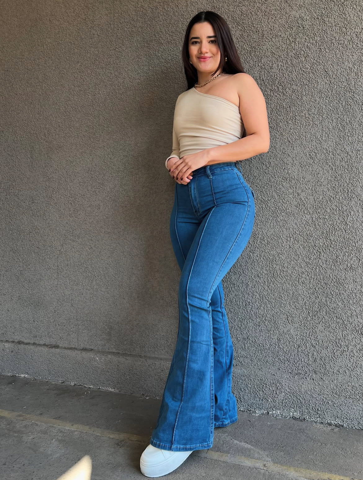 Flare jeans Zoe azul