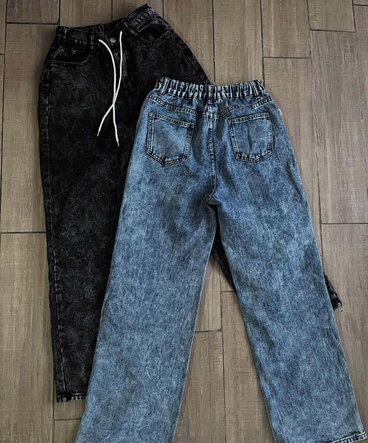 Wide leg gravillado