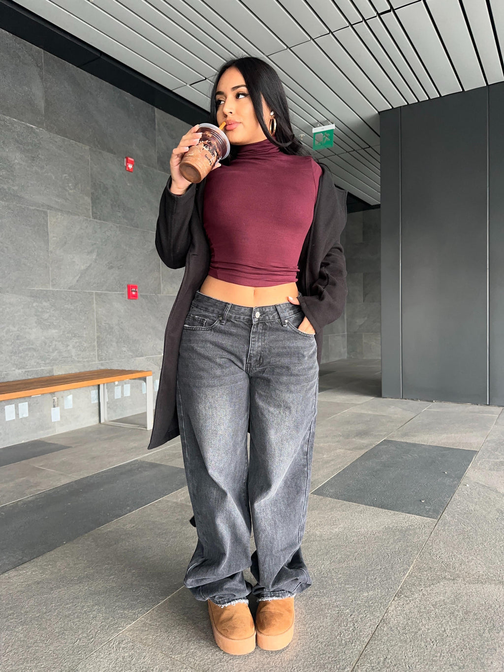 Jeans low rise 00’s negro
