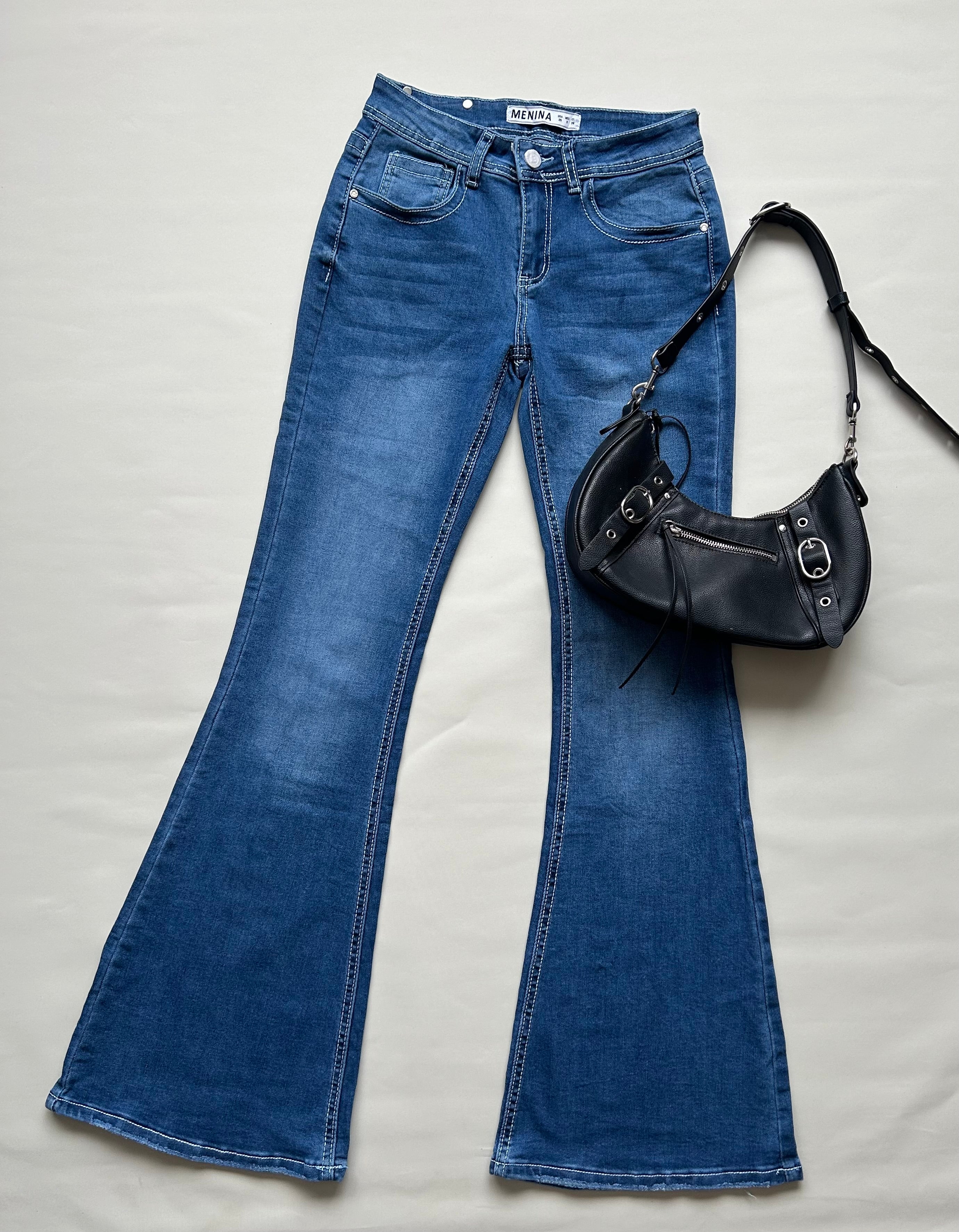 Flare jeans Y2K Azul