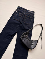 Wide leg dark Blue