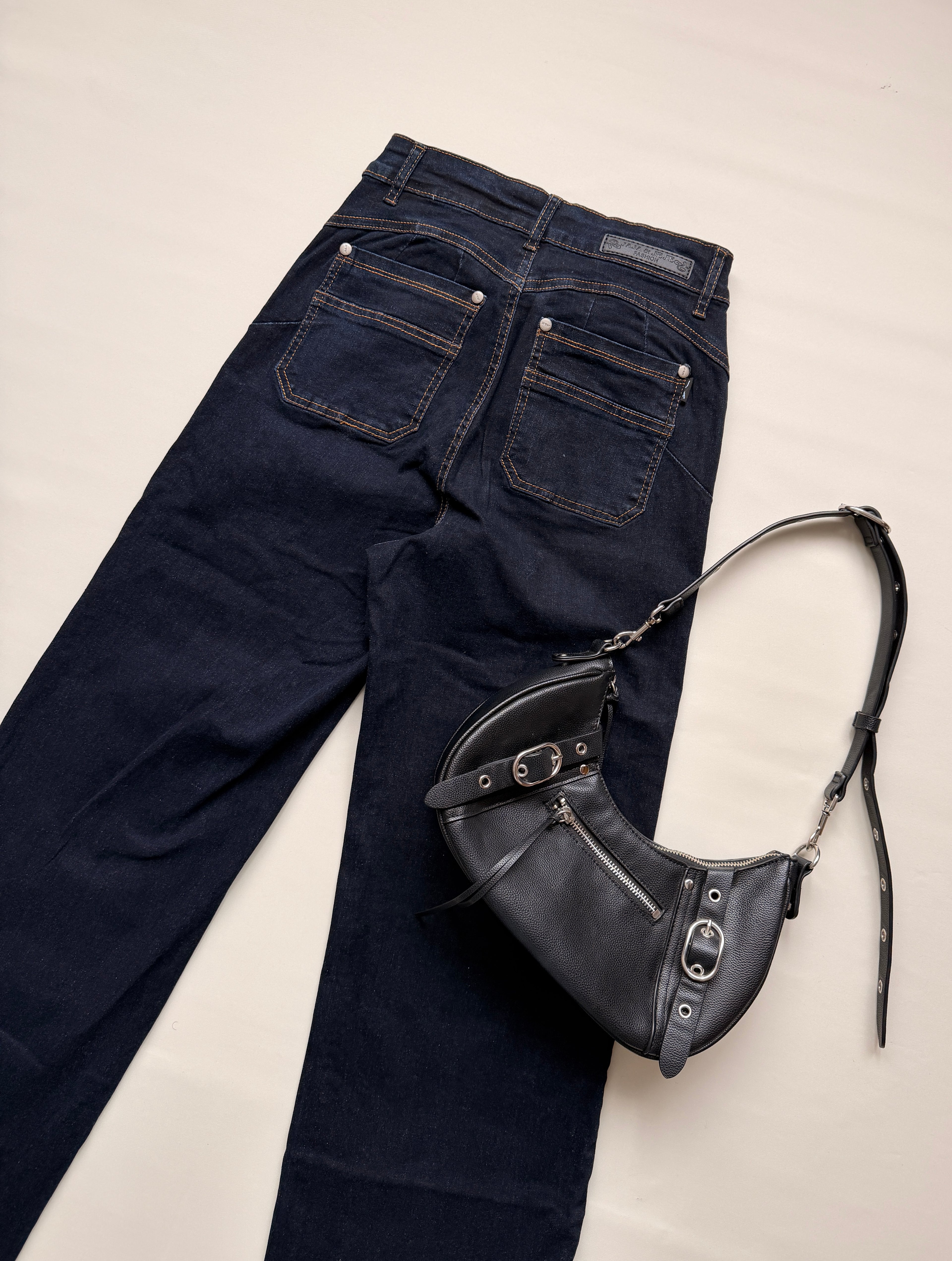 Wide leg dark Blue