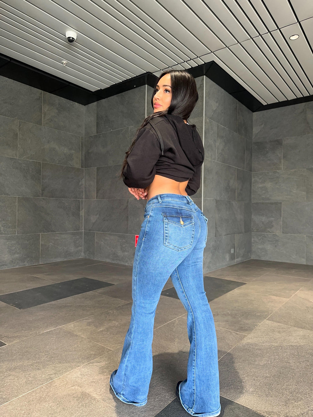 Flare jeans low rise