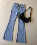 Flare jeans Y2k celeste