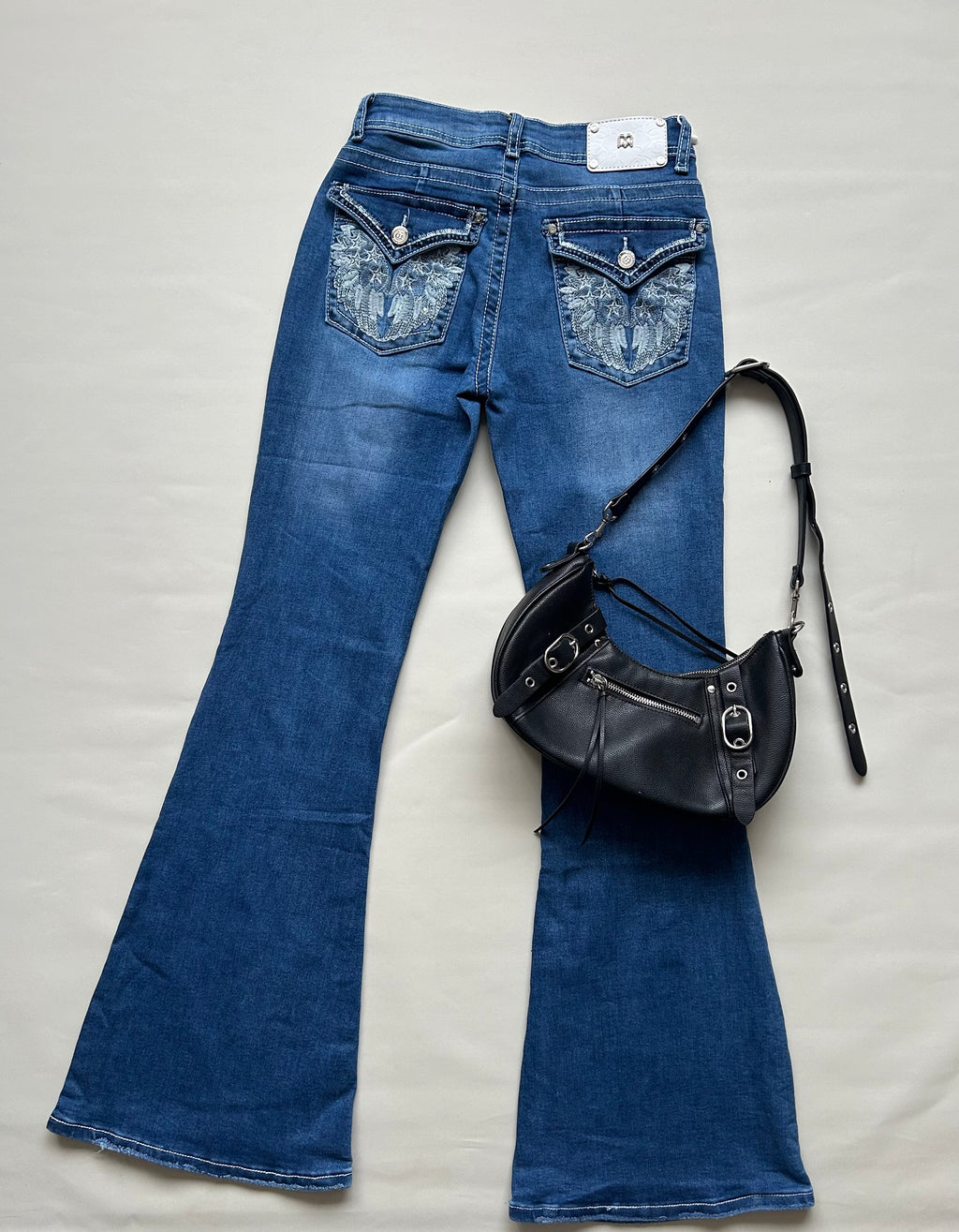 Flare jeans Y2K Azul