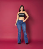Flare jeans low rise