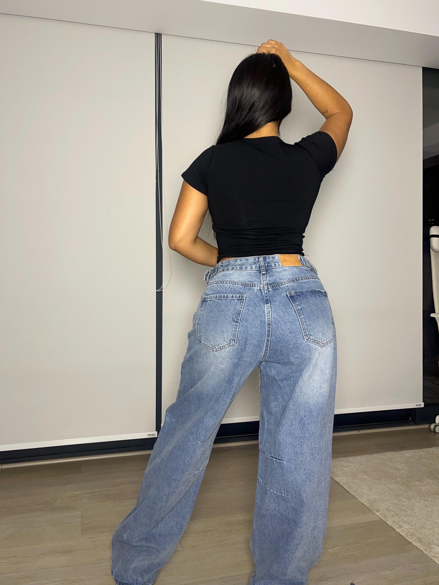 Baggy jeans Italia celeste