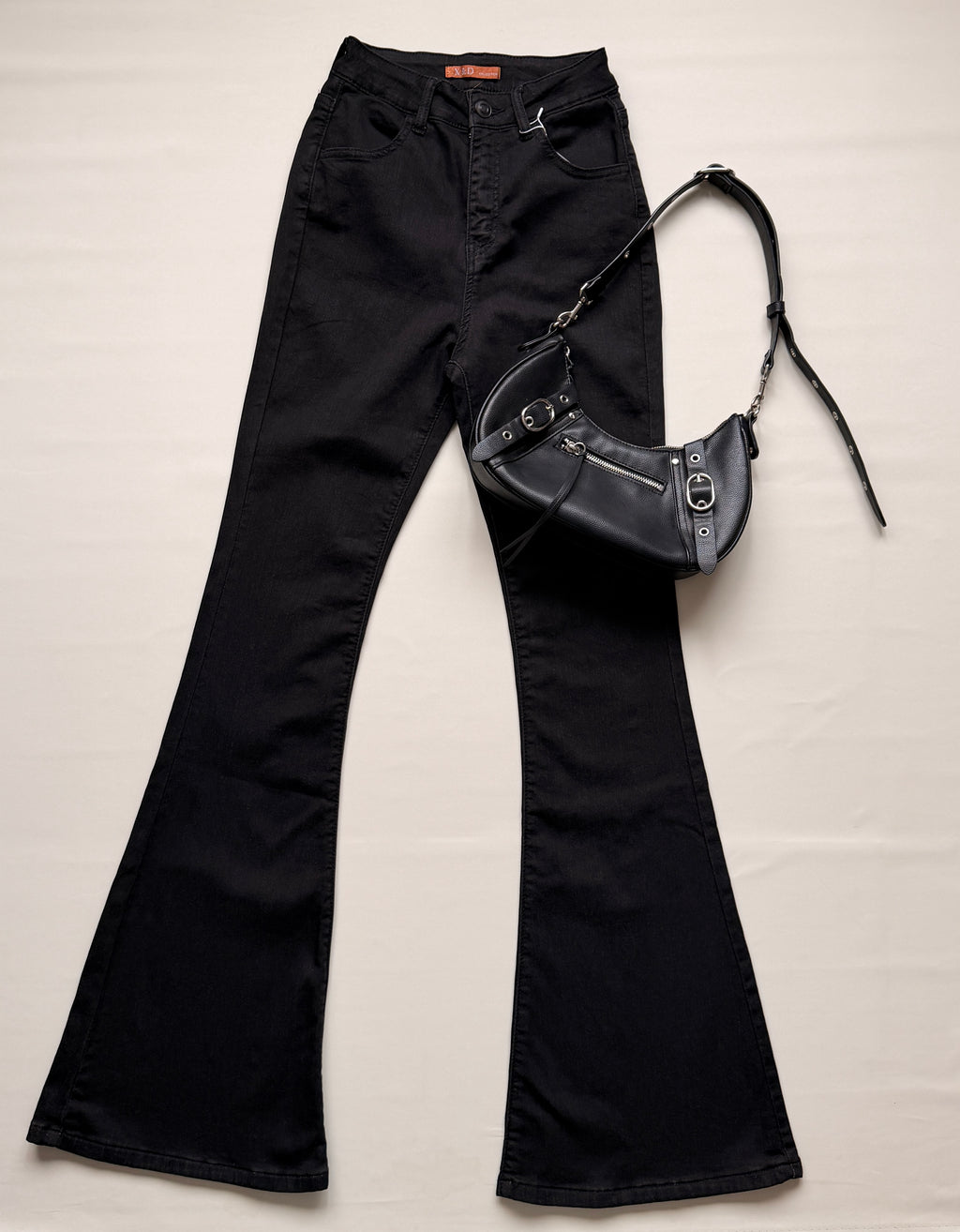 Flare jeans negro Grecia