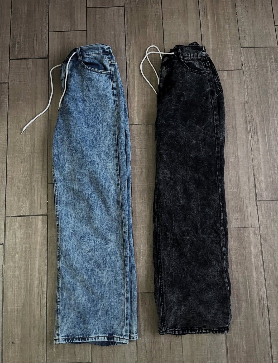 Wide leg gravillado