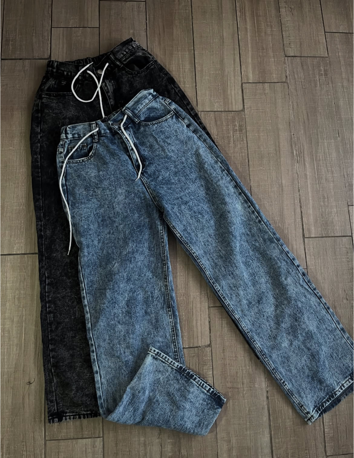 Wide leg gravillado