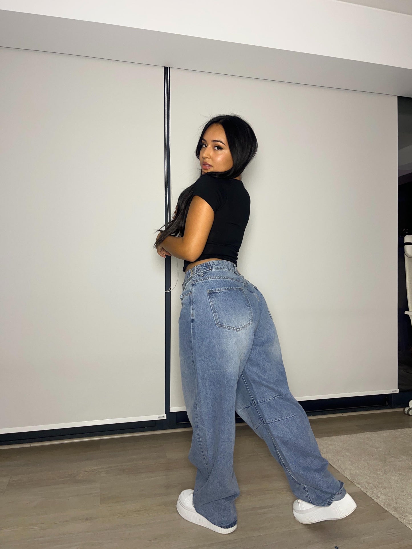 Baggy jeans Italia celeste