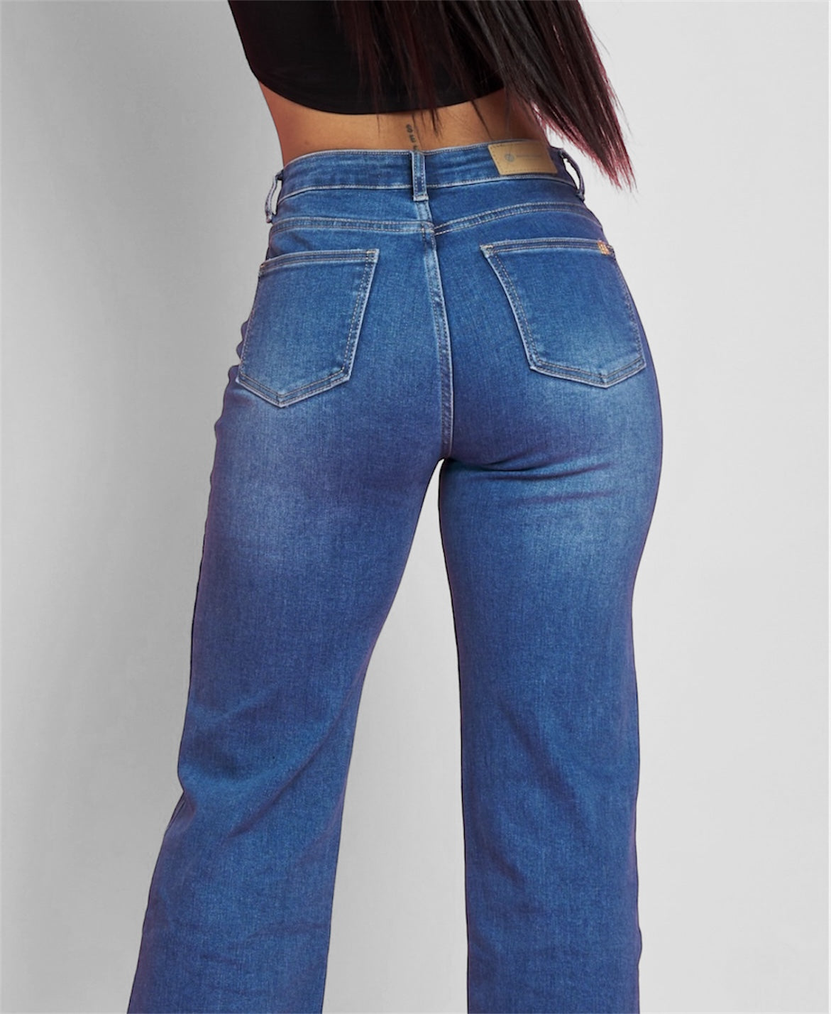 Wide leg azul