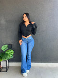 Flare jeans Y2K Azul