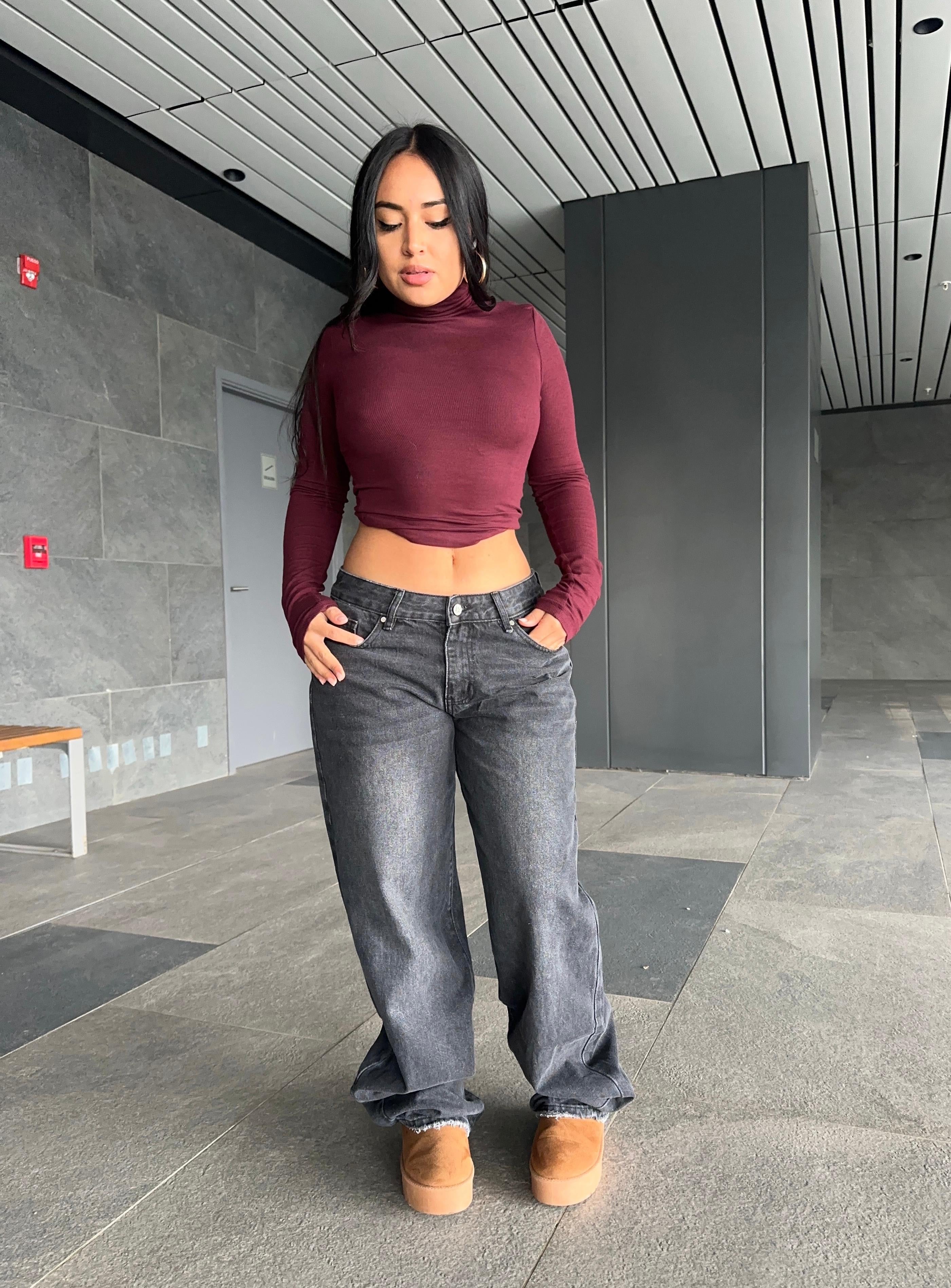 Jeans low rise 00’s negro