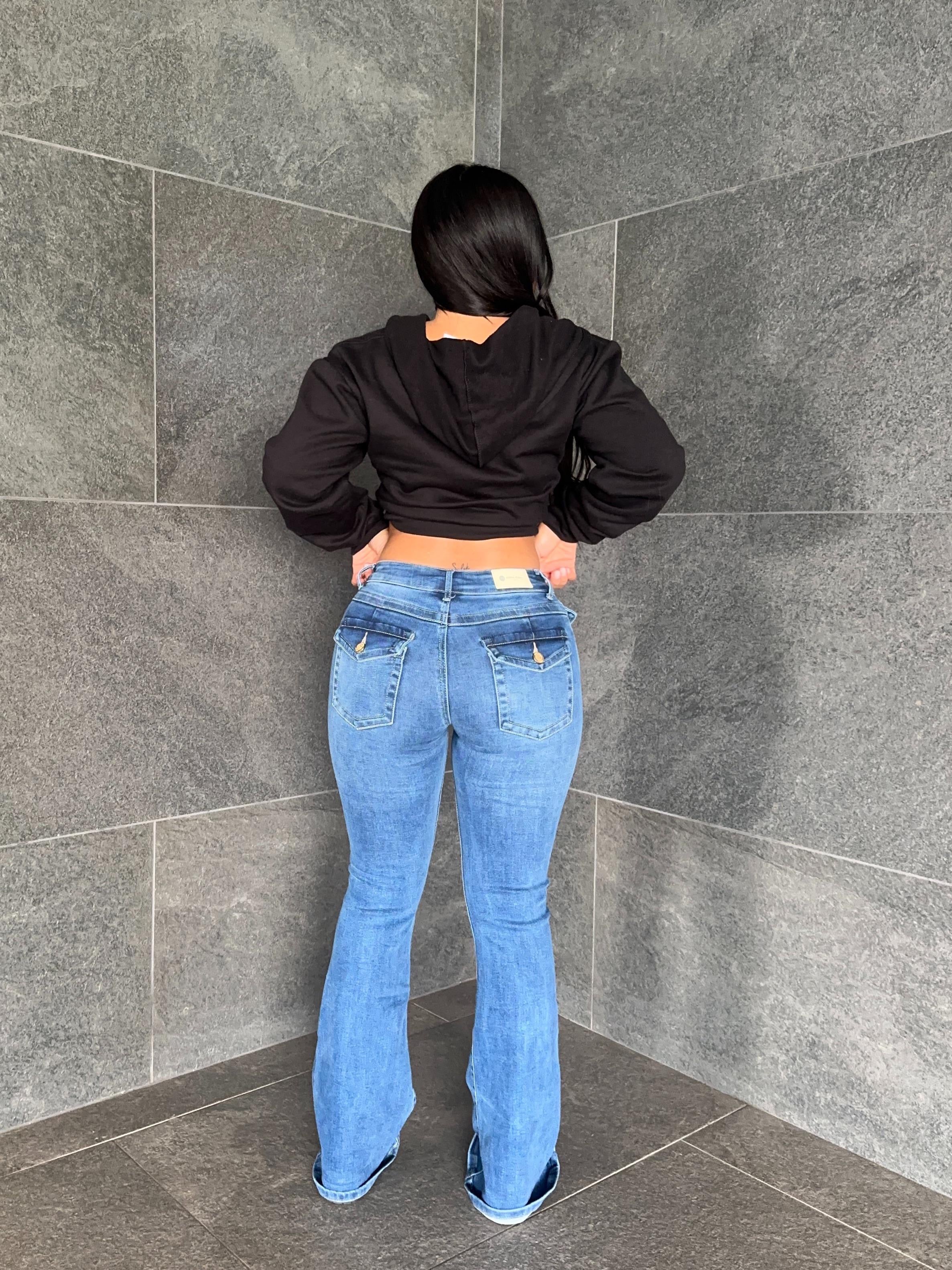 Flare jeans low rise