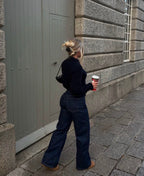 Wide leg dark Blue