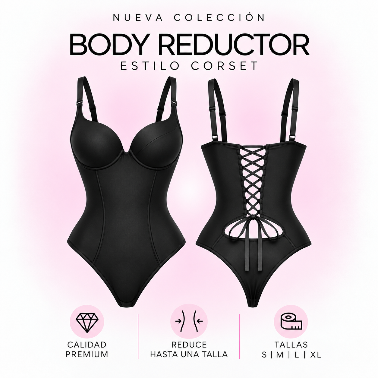 Body reductor estilo corset