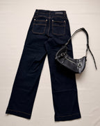 Wide leg dark Blue