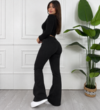 Flare negro lineal