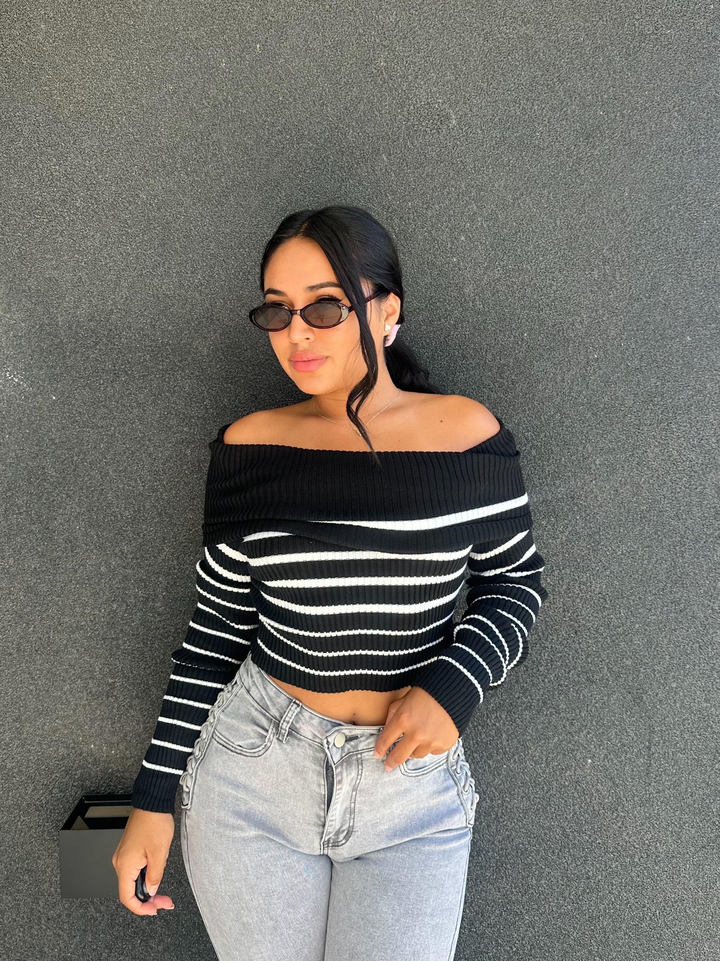 Suéter shoulder Two