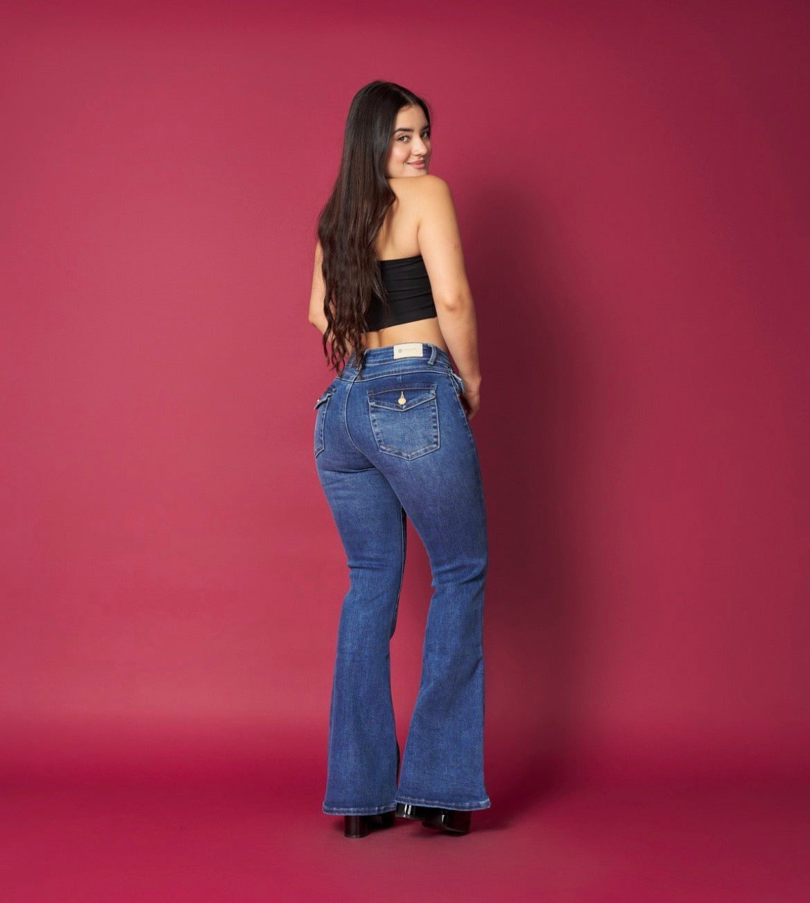 Flare jeans low rise