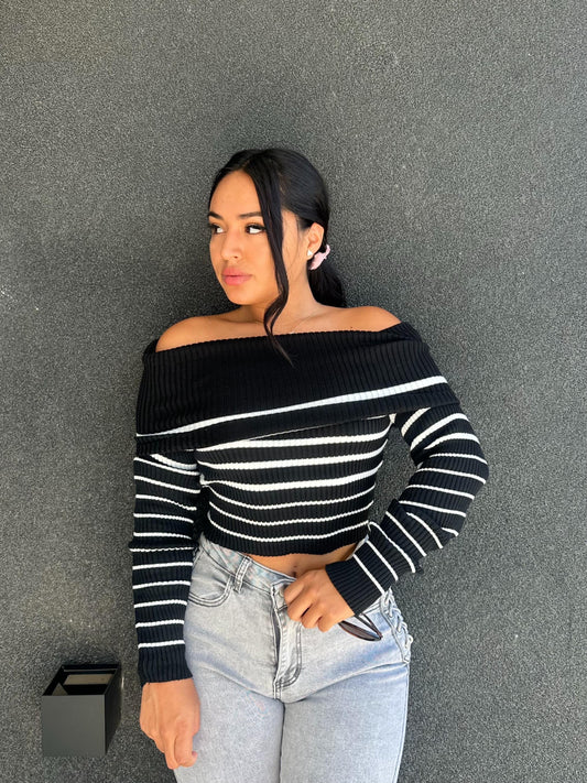 Suéter shoulder Two