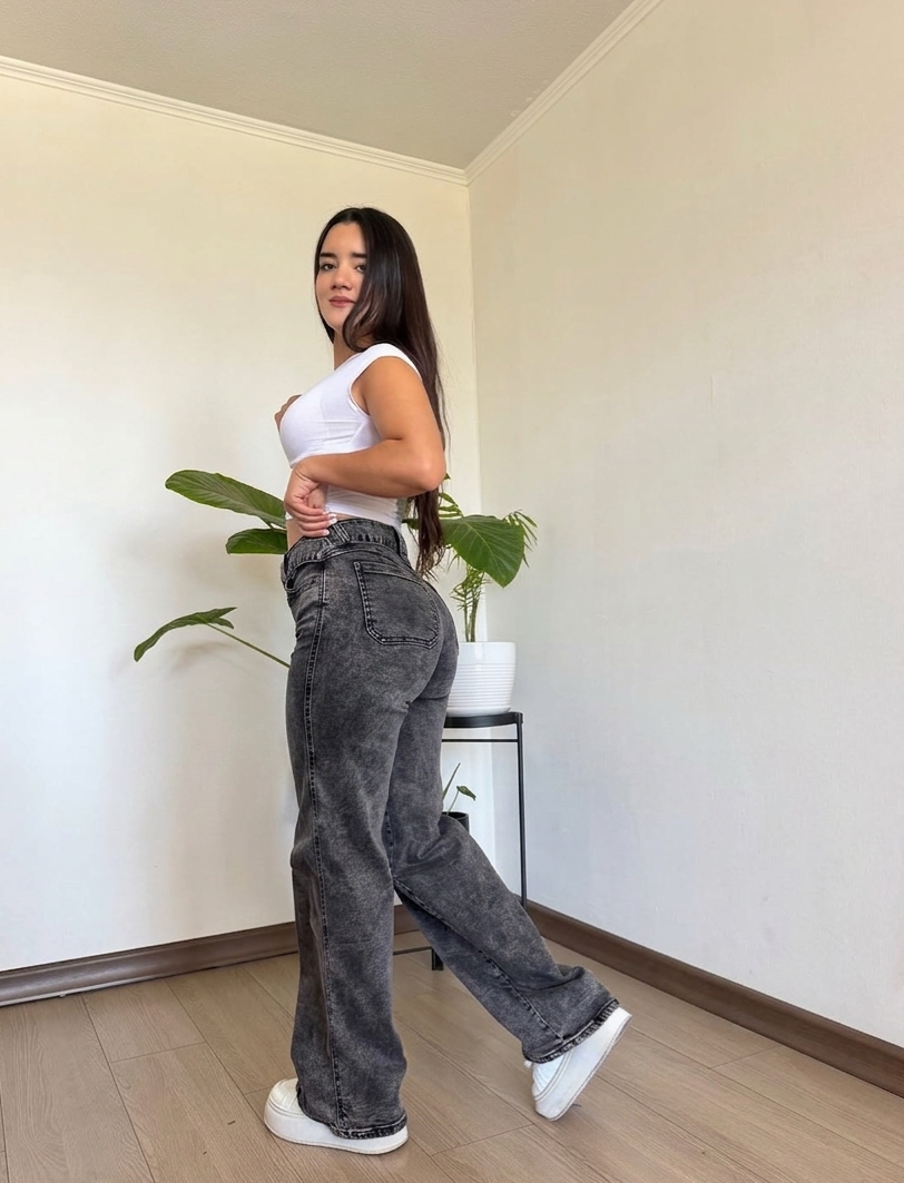 Wide leg cinturón