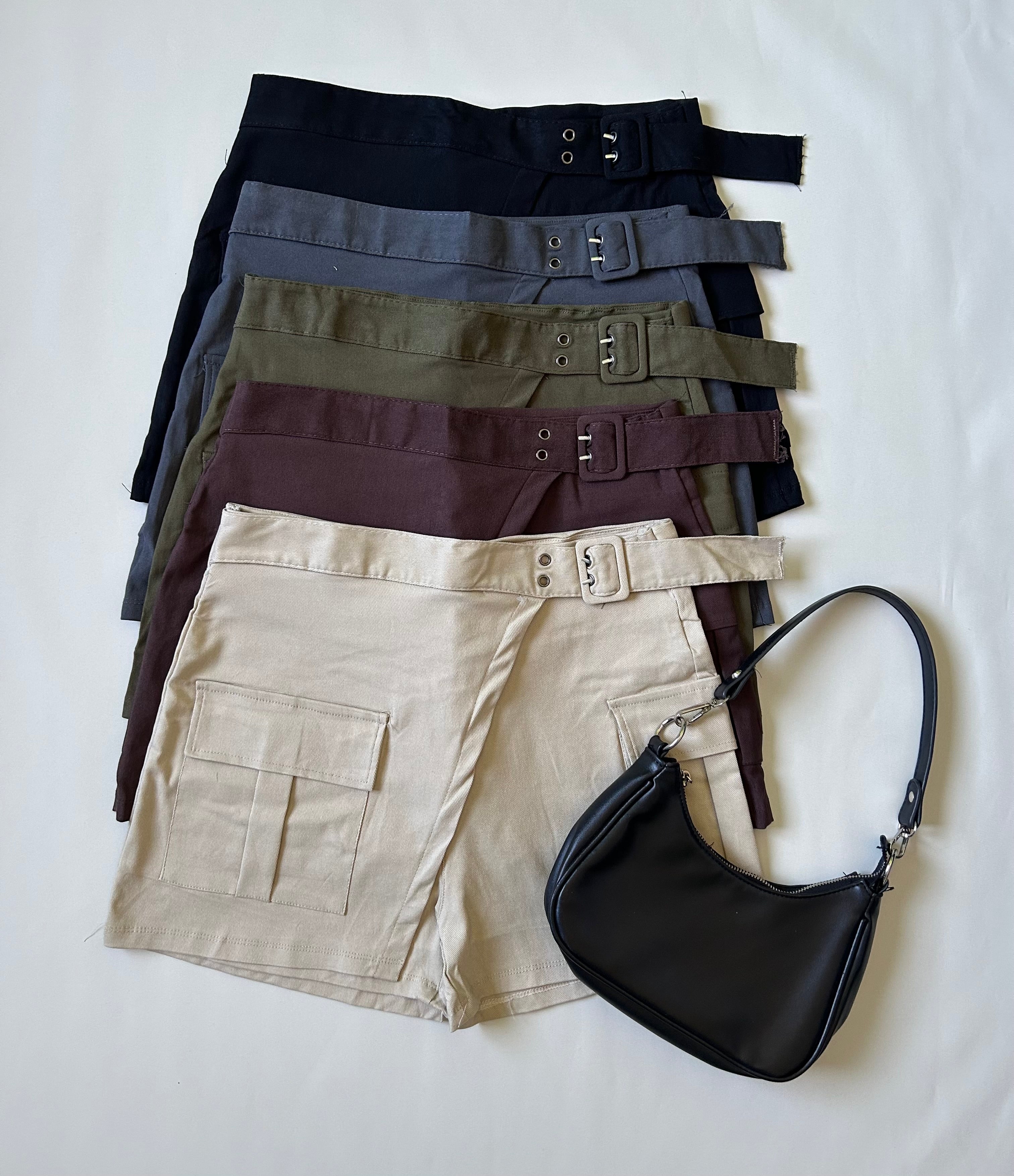 Falda Short cinturón