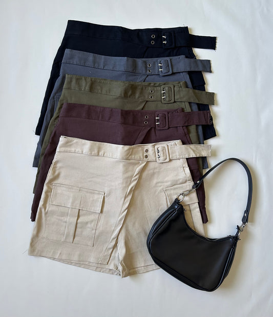 Falda Short cinturón