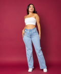 Jeans straight estilo Levi’s