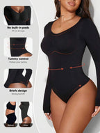 Body reductor manga larga