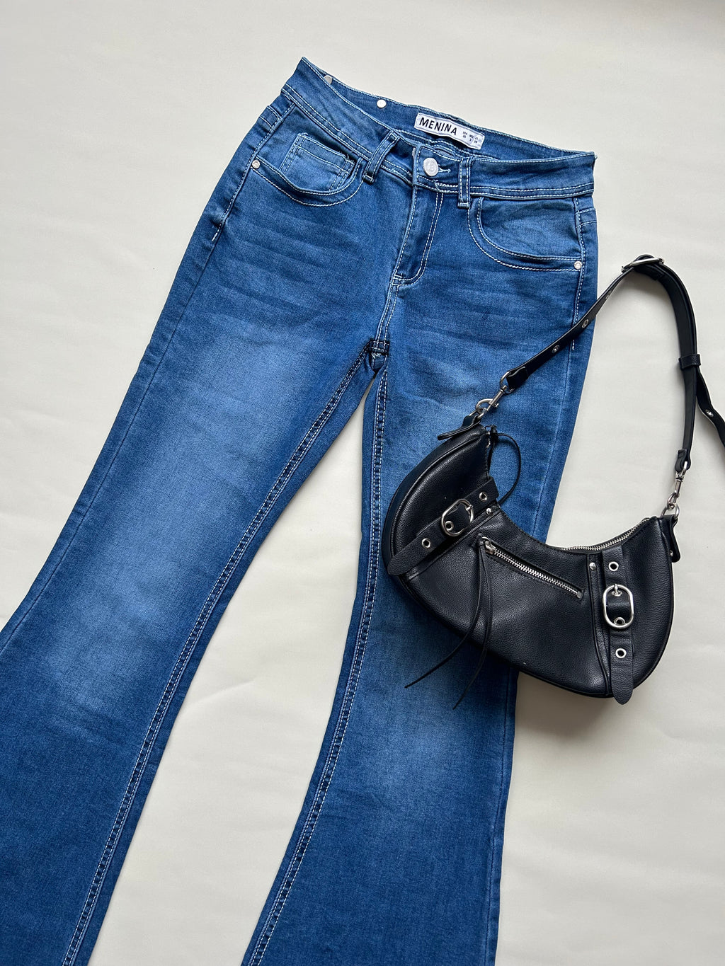 Flare jeans Y2K Azul