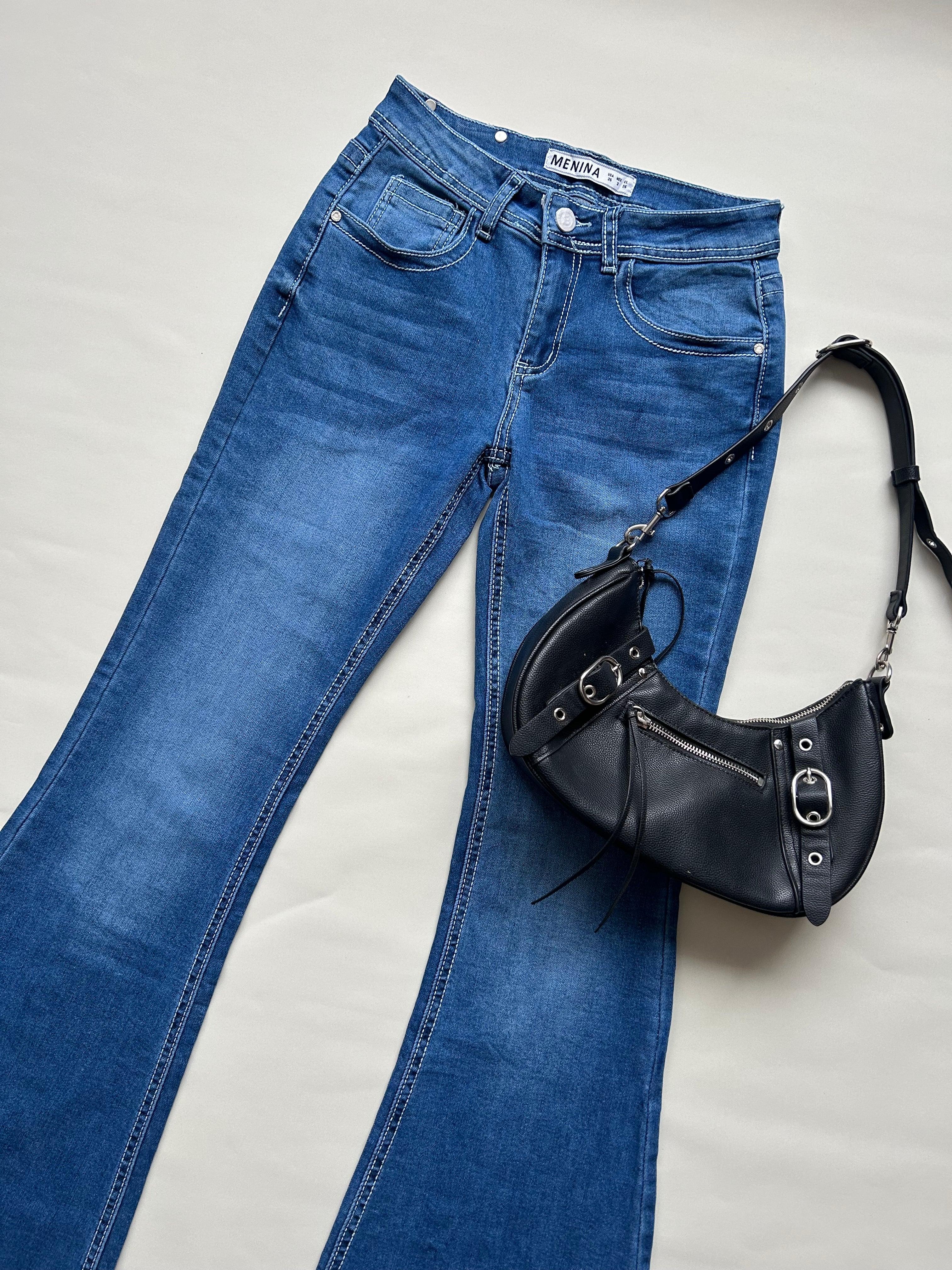 Flare jeans Y2K Azul