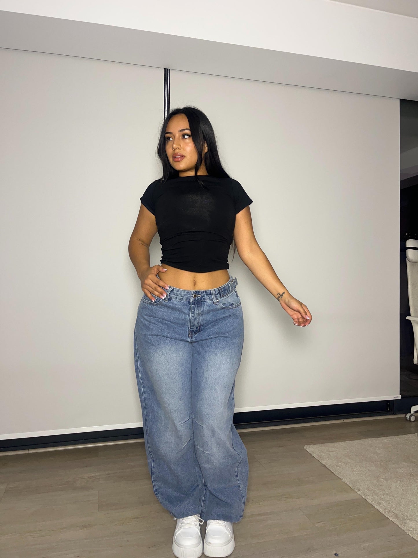 Baggy jeans Italia celeste